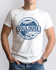 T-SHIRT HOMME BIENVENUE À TOULOUSE